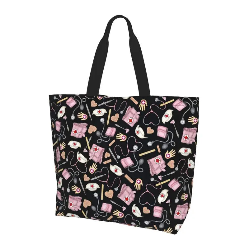 Large Capacity Tote Bag - Durable Polyester Shoulder Tote For Women’s Grocery - ZOOMNSTORE