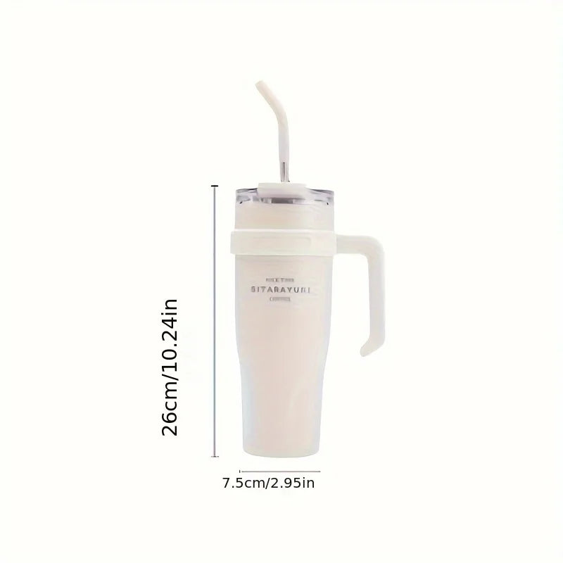 Large Capacity Water Cup - Stainless Steel Ice Tumbler with Car Insulation - ZOOMNSTORE