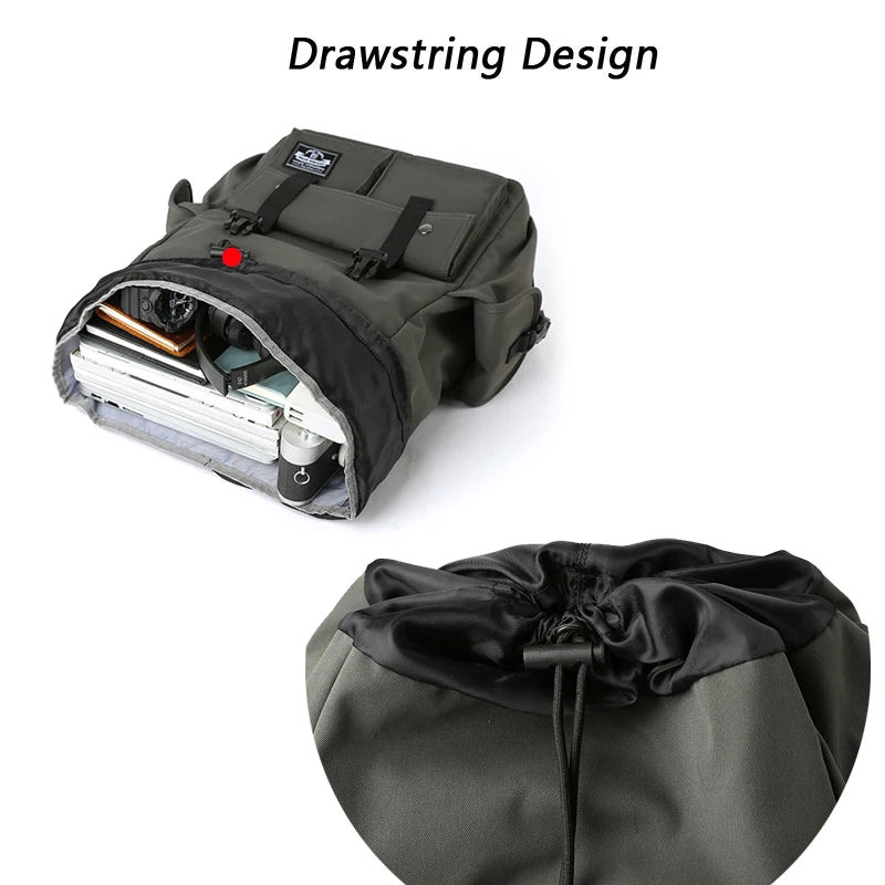 Large Capacity Waterproof Drawstring Backpack - Durable Oxford Travel Bag for Men and Students - ZOOMNSTORE