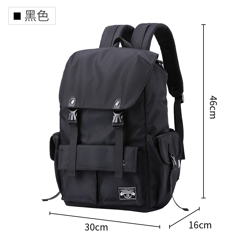 Large Capacity Waterproof Drawstring Backpack - Durable Oxford Travel Bag for Men and Students - ZOOMNSTORE