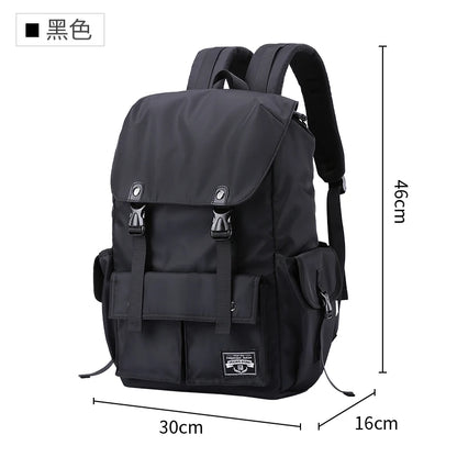 Large Capacity Waterproof Drawstring Backpack - Durable Oxford Travel Bag for Men and Students - ZOOMNSTORE