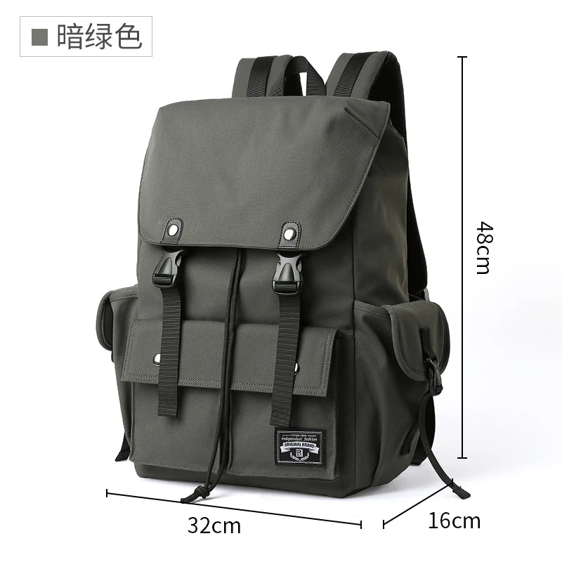 Large Capacity Waterproof Drawstring Backpack - Durable Oxford Travel Bag for Men and Students - ZOOMNSTORE