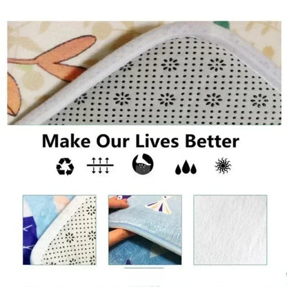 Large Christmas Tree Decoration Mat - Washable Anti-Slip Circular Carpet for New Year Atmosphere - ZOOMNSTORE