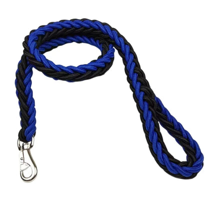 Large Dog Leash - Thick Nylon Braided Traction Rope for Bulldogs Rottweilers and Hounds - ZOOMNSTORE