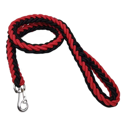 Large Dog Leash - Thick Nylon Braided Traction Rope for Bulldogs Rottweilers and Hounds - ZOOMNSTORE