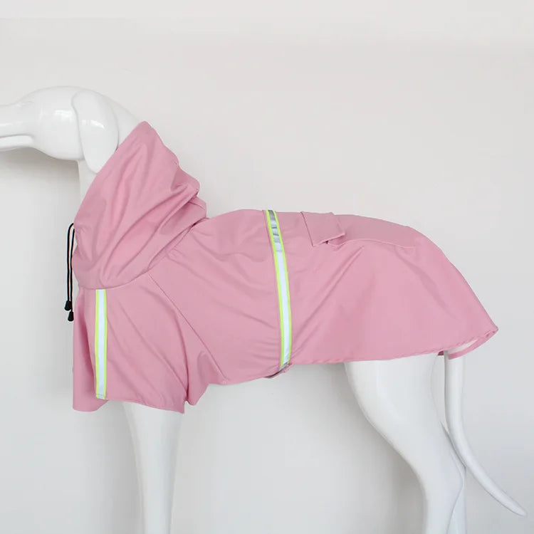 Large Dog Raincoat - Waterproof Reflective Hooded Cloak for Corgis and Puppies - ZOOMNSTORE