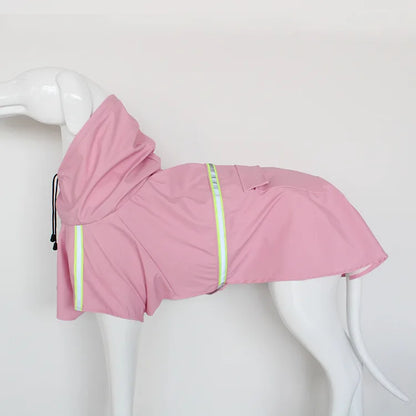 Large Dog Raincoat - Waterproof Reflective Hooded Cloak for Corgis and Puppies - ZOOMNSTORE