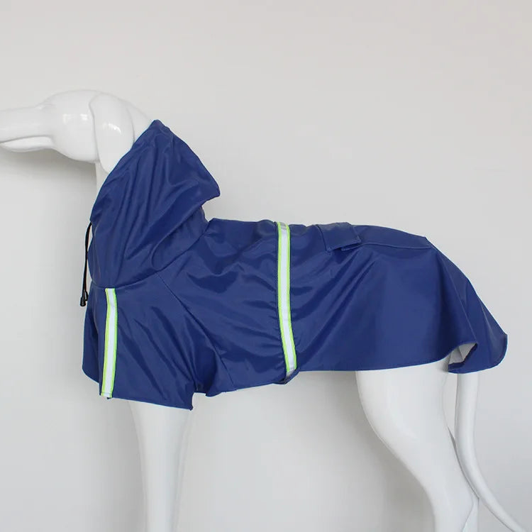 Large Dog Raincoat - Waterproof Reflective Hooded Cloak for Corgis and Puppies - ZOOMNSTORE