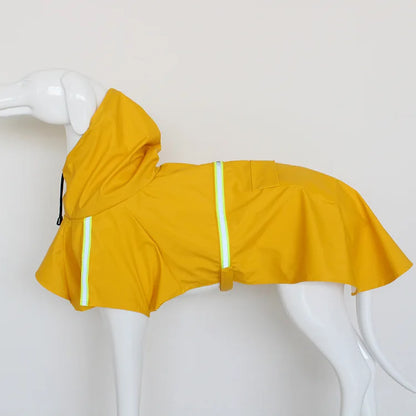Large Dog Raincoat - Waterproof Reflective Hooded Cloak for Corgis and Puppies - ZOOMNSTORE