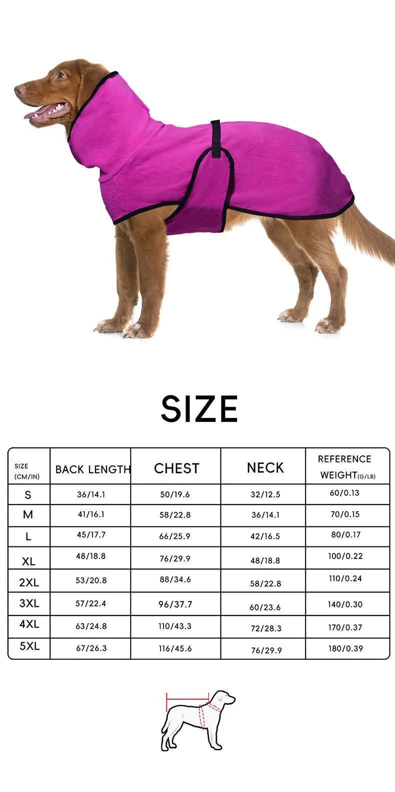 Large Dog Winter Jacket - Insulated Polyester Vest for Medium Large Dogs | Warm Dog Coat - ZOOMNSTORE
