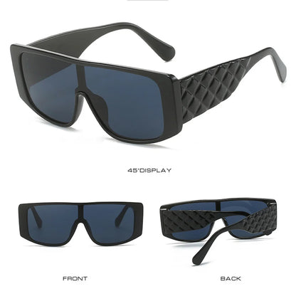 Luxury Retro Square Sunglasses - UV400 Fashion Eyewear for Men and Women - ZOOMNSTORE