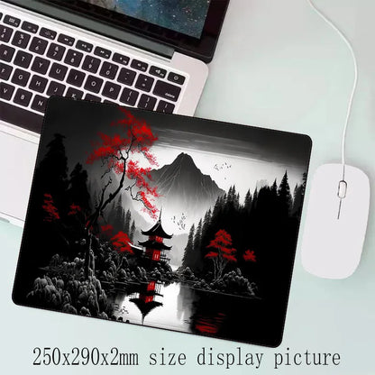Sakura Scenery Gaming Mouse Pad - Large Anti-Slip Rubber Desk Pad - ZOOMNSTORE