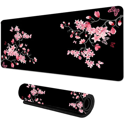 Sakura Scenery Gaming Mouse Pad - Large Anti-Slip Rubber Desk Pad - ZOOMNSTORE