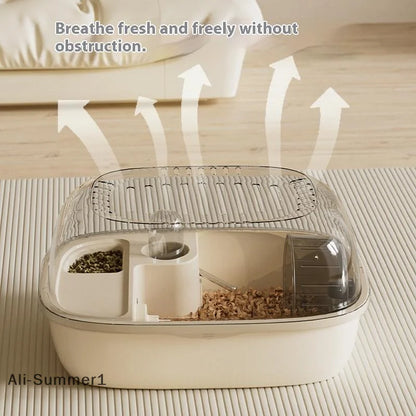 Large Hamster Cage – Spacious 2 Layer Hamster Habitat With Durable Bite Resistant Design - ZOOMNSTORE