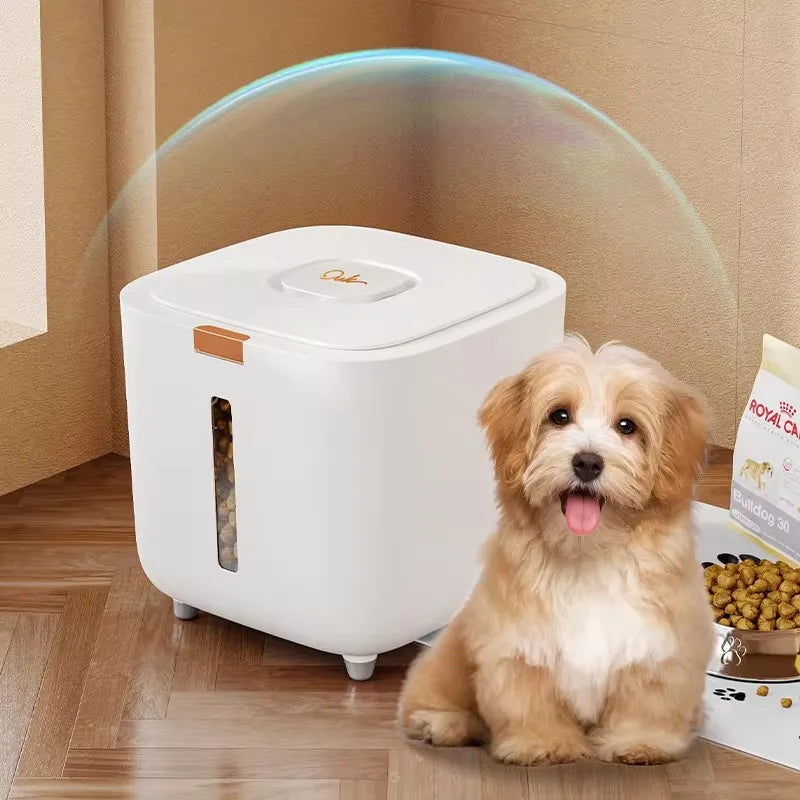 Large Pet Food Storage Barrel - Moisture-Proof Cat  Dog Food Container - ZOOMNSTORE