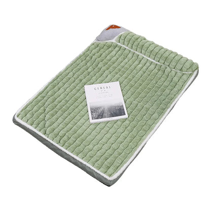 Large Removable Washable Dog Bed - Winter Warm Sleeping Mat for Pets - ZOOMNSTORE