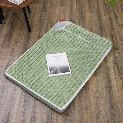 Large Removable Washable Dog Bed - Winter Warm Sleeping Mat for Pets - ZOOMNSTORE