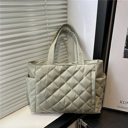 Large Shoulder Bag – Women's Tote Bag With Zipper Closure | Lightweight Casual Handbag - ZOOMNSTORE