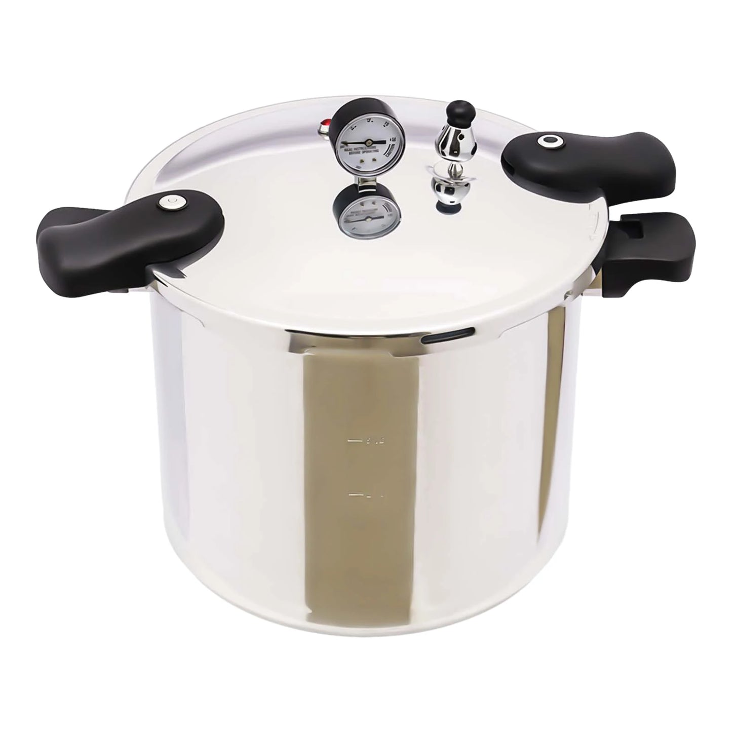 Large Stainless Steel Pressure Cooker - 22L Commercial Gas Stove Safe Explosion-Proof 90Kpa - ZOOMNSTORE