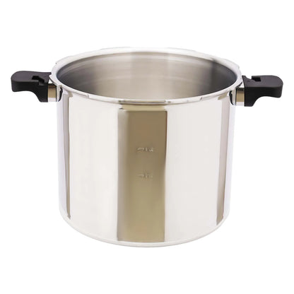 Large Stainless Steel Pressure Cooker - 22L Commercial Gas Stove Safe Explosion-Proof 90Kpa - ZOOMNSTORE