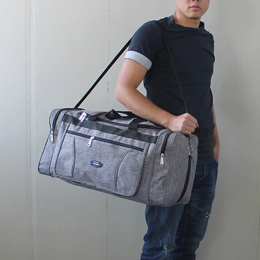 Large Waterproof Oxford Duffle Bag - Mens Travel Hand Luggage - ZOOMNSTORE