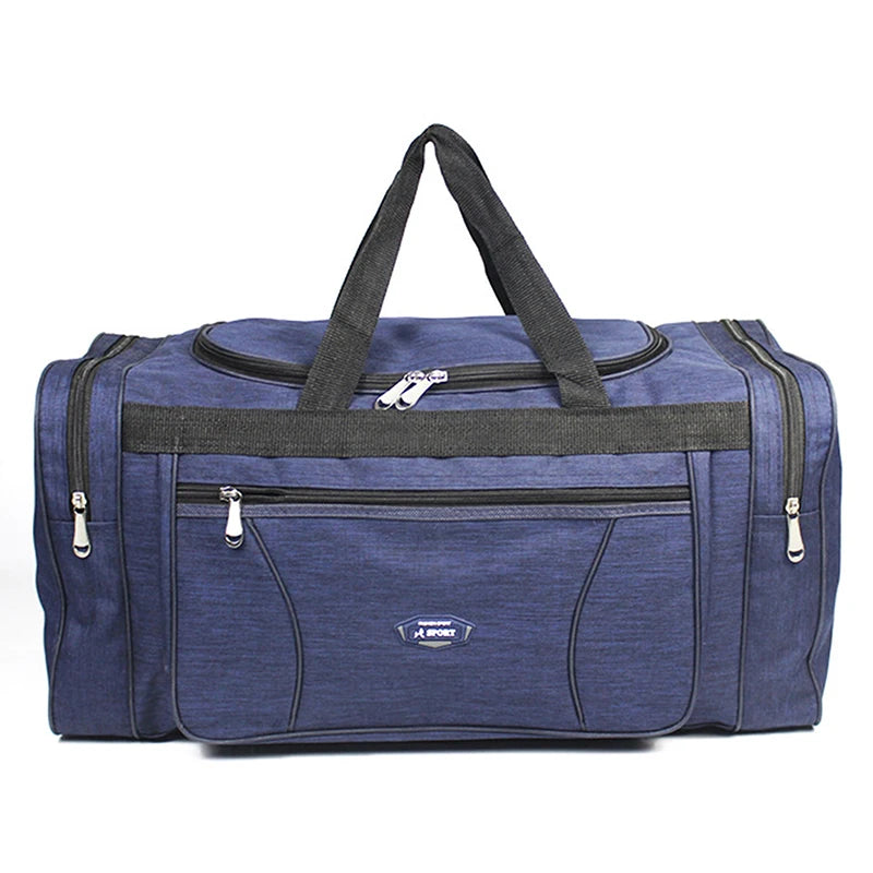 Large Waterproof Oxford Duffle Bag - Mens Travel Hand Luggage - ZOOMNSTORE