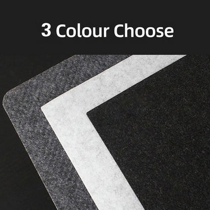 Large Wool Felt Mouse Pad - Non-Slip Gaming and Writing Mat for Home Office - ZOOMNSTORE