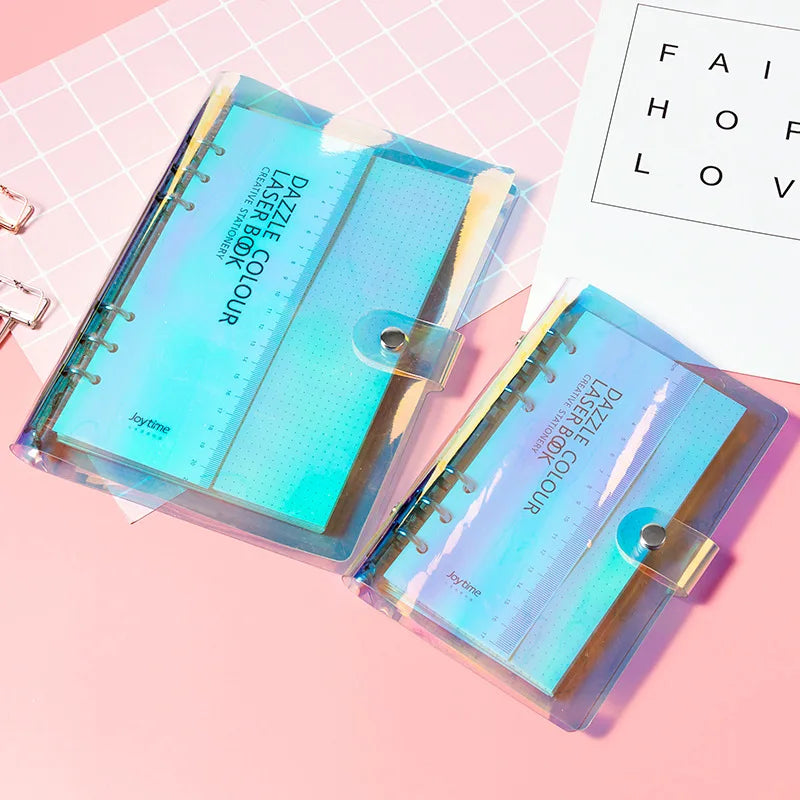 Laser Notebook Planner - A5 Organizer Binder With PVC Cover & Durable Journal Case - ZOOMNSTORE