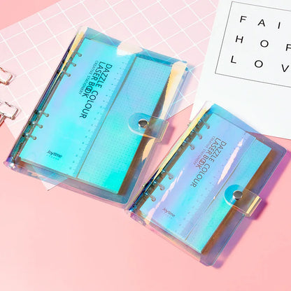 Laser Notebook Planner - A5 Organizer Binder With PVC Cover & Durable Journal Case - ZOOMNSTORE