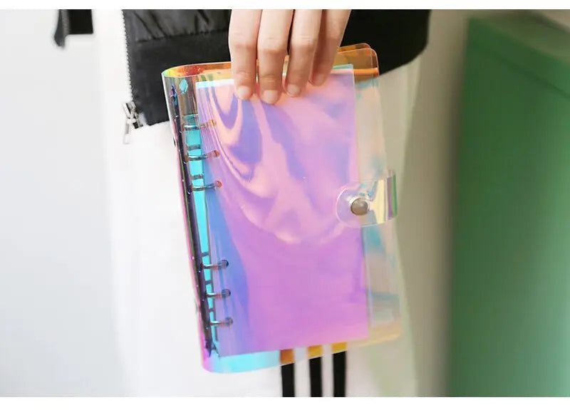 Laser Notebook Planner - A5 Organizer Binder With PVC Cover & Durable Journal Case - ZOOMNSTORE