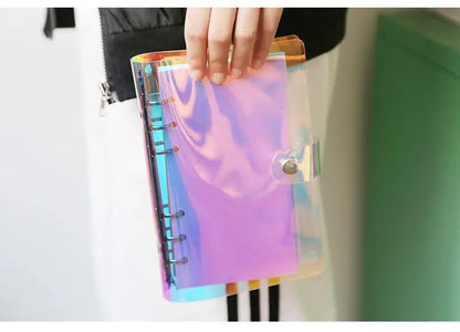 Laser Notebook Planner - A5 Organizer Binder With PVC Cover & Durable Journal Case - ZOOMNSTORE