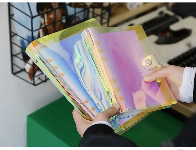 Laser Notebook Planner - A5 Organizer Binder With PVC Cover & Durable Journal Case - ZOOMNSTORE