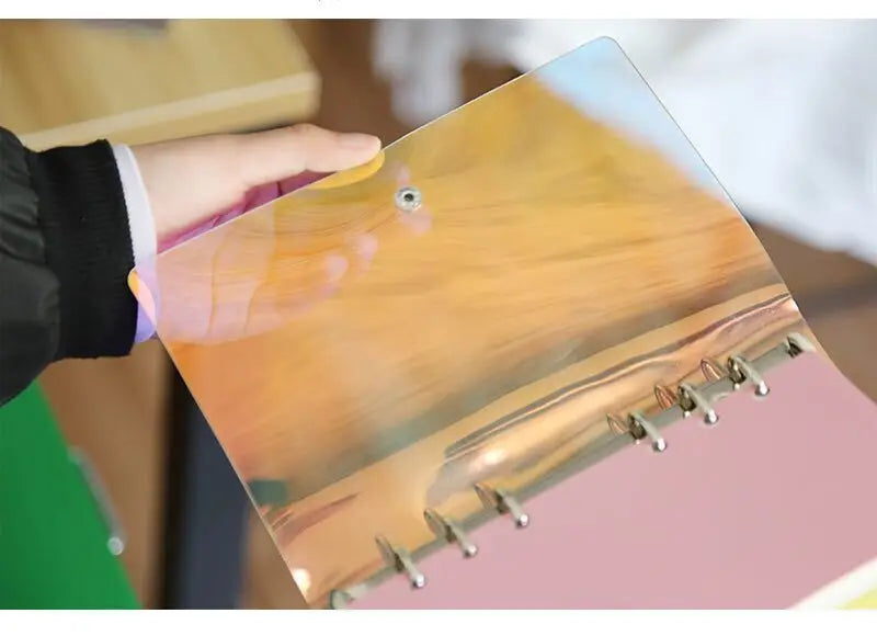 Laser Notebook Planner - A5 Organizer Binder With PVC Cover & Durable Journal Case - ZOOMNSTORE