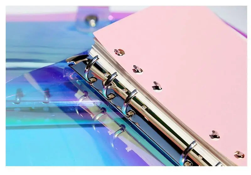 Laser Notebook Planner - A5 Organizer Binder With PVC Cover & Durable Journal Case - ZOOMNSTORE