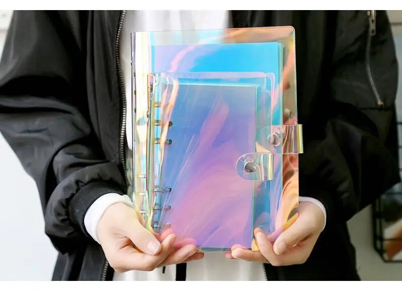 Laser Notebook Planner - A5 Organizer Binder With PVC Cover & Durable Journal Case - ZOOMNSTORE