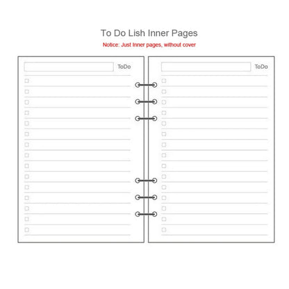 Laser Notebook Planner - A5 Organizer Binder With PVC Cover & Durable Journal Case - ZOOMNSTORE