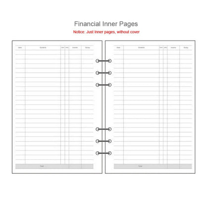 Laser Notebook Planner - A5 Organizer Binder With PVC Cover & Durable Journal Case - ZOOMNSTORE