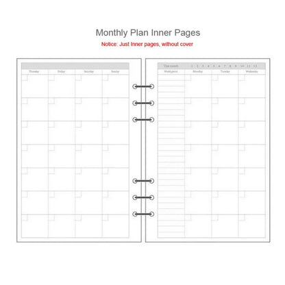Laser Notebook Planner - A5 Organizer Binder With PVC Cover & Durable Journal Case - ZOOMNSTORE