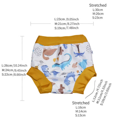 Leakproof Swimming Diaper - Baby Swim Nappies | Washable, Sunproof & High Waist - ZOOMNSTORE