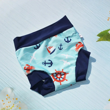 Leakproof Swimming Diaper - Baby Swim Nappies | Washable, Sunproof & High Waist - ZOOMNSTORE