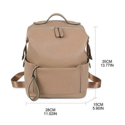 Multifunction Leather Diaper Bags Large Capacity Baby Bags for Baby Care Changing Bags for Mom Outdoor Travel Maternity Backpack - ZOOMNSTORE