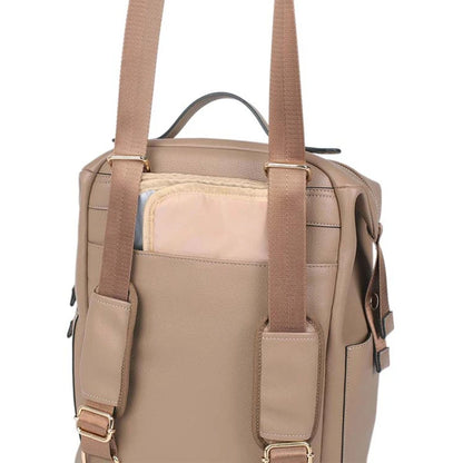 Multifunction Leather Diaper Bags Large Capacity Baby Bags for Baby Care Changing Bags for Mom Outdoor Travel Maternity Backpack - ZOOMNSTORE