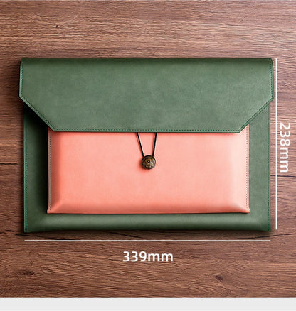 Leather File Bag – A4 Paper File Folder | Business Briefcase & Document Storage - ZOOMNSTORE