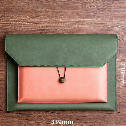 Leather File Bag – A4 Paper File Folder | Business Briefcase & Document Storage - ZOOMNSTORE