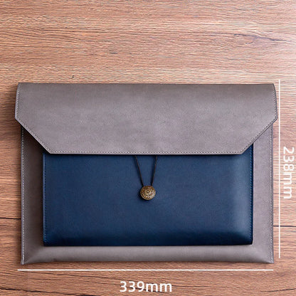 Leather File Bag – A4 Paper File Folder | Business Briefcase & Document Storage - ZOOMNSTORE