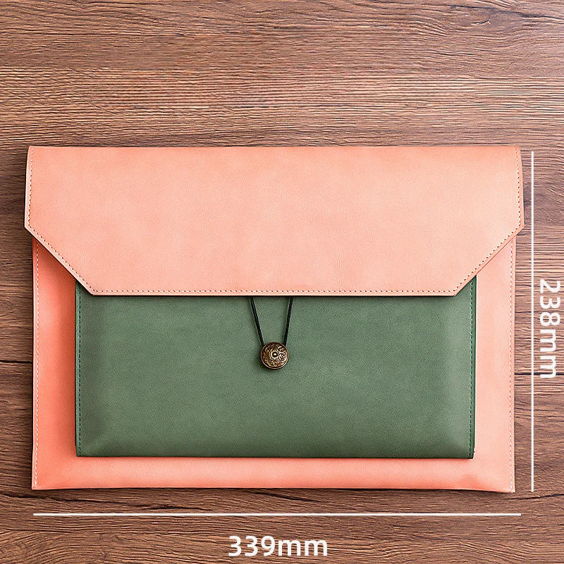 Leather File Bag – A4 Paper File Folder | Business Briefcase & Document Storage - ZOOMNSTORE