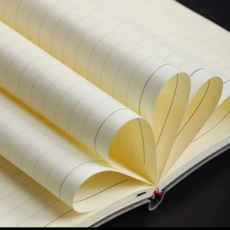 Leather Notebook - A5 A6 Sheepin Journal Lined Diary for Office  Students 160240 Pages - ZOOMNSTORE