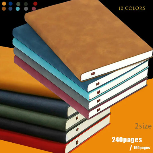 Leather Notebook - A5 A6 Sheepin Journal Lined Diary for Office  Students 160240 Pages - ZOOMNSTORE