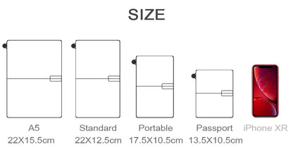 Leather Notebook - Handmade Vintage Cowhide Diary With Replaceable Inserts - ZOOMNSTORE