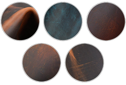 Leather Notebook - Handmade Vintage Cowhide Diary With Replaceable Inserts - ZOOMNSTORE